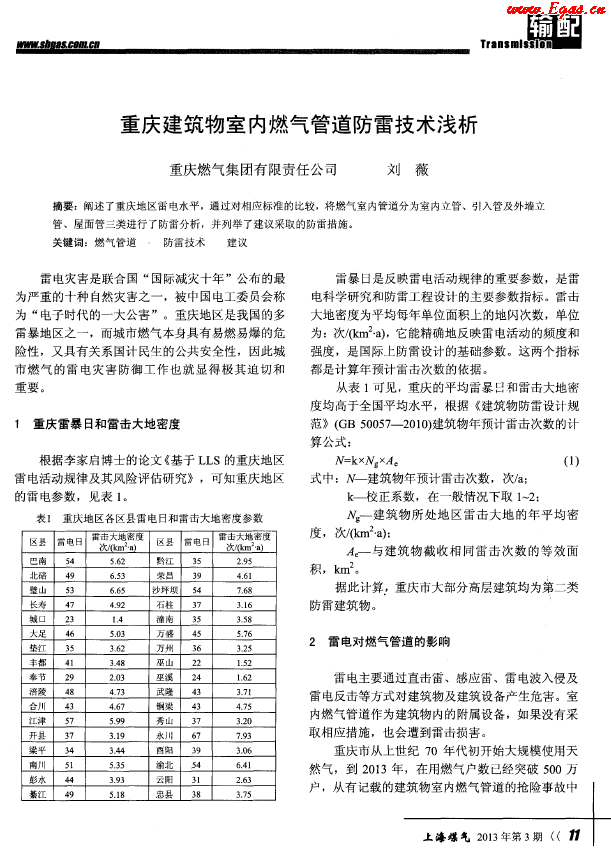 重慶建筑物室內燃氣管道防雷技術淺析.png