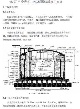 16 萬立全容式LNG低溫儲(chǔ)罐施工方案